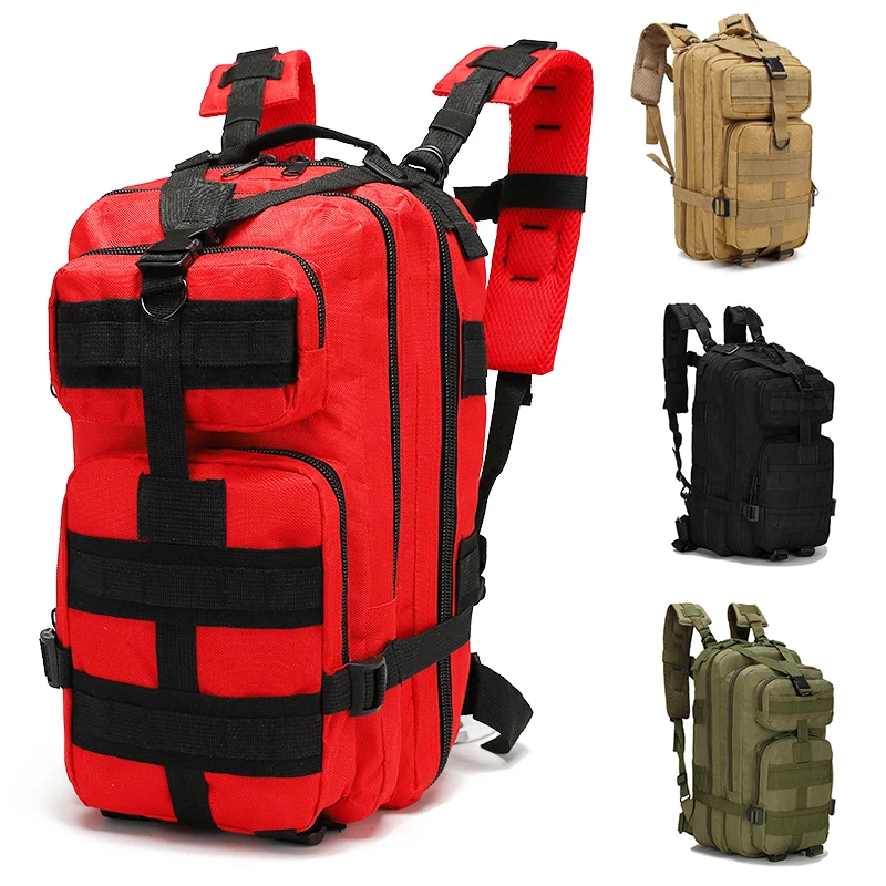 Mochila táctica camuflaje nailon para caza, pesca y trekking