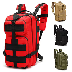 Mochila táctica camuflaje nailon para caza, pesca y trekking