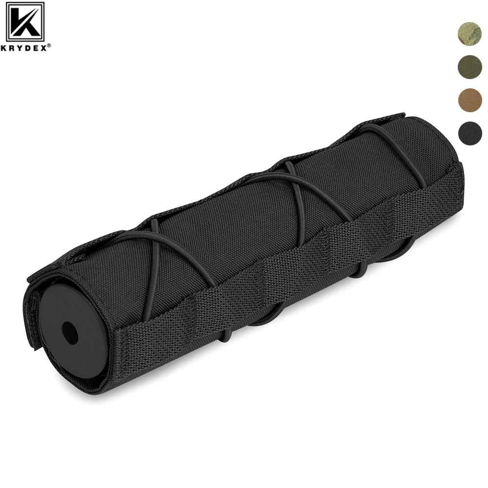 KRYDEX funda táctica para supresor de airsoft, protectora
