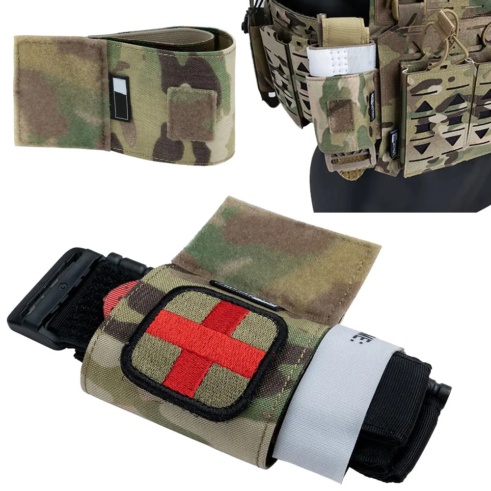 Porta torniquete táctico elástico con velcro gancho y bucle - imagen 2