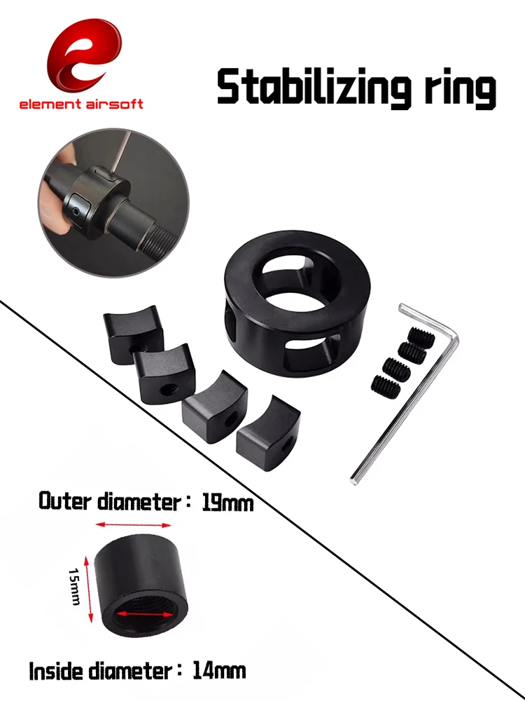 anillo estabilizador y adaptador M4 para Jinming 8
