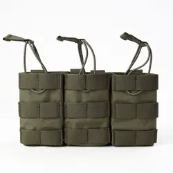 Emersongear Bolsa táctica para cargadores triple, panel abierto nailon