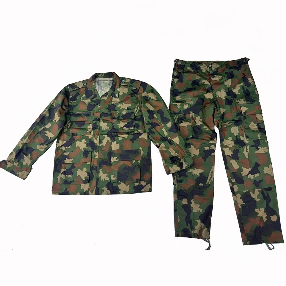 Traje BDU camuflaje militar grueso y transpirable para exteriores - imagen 5