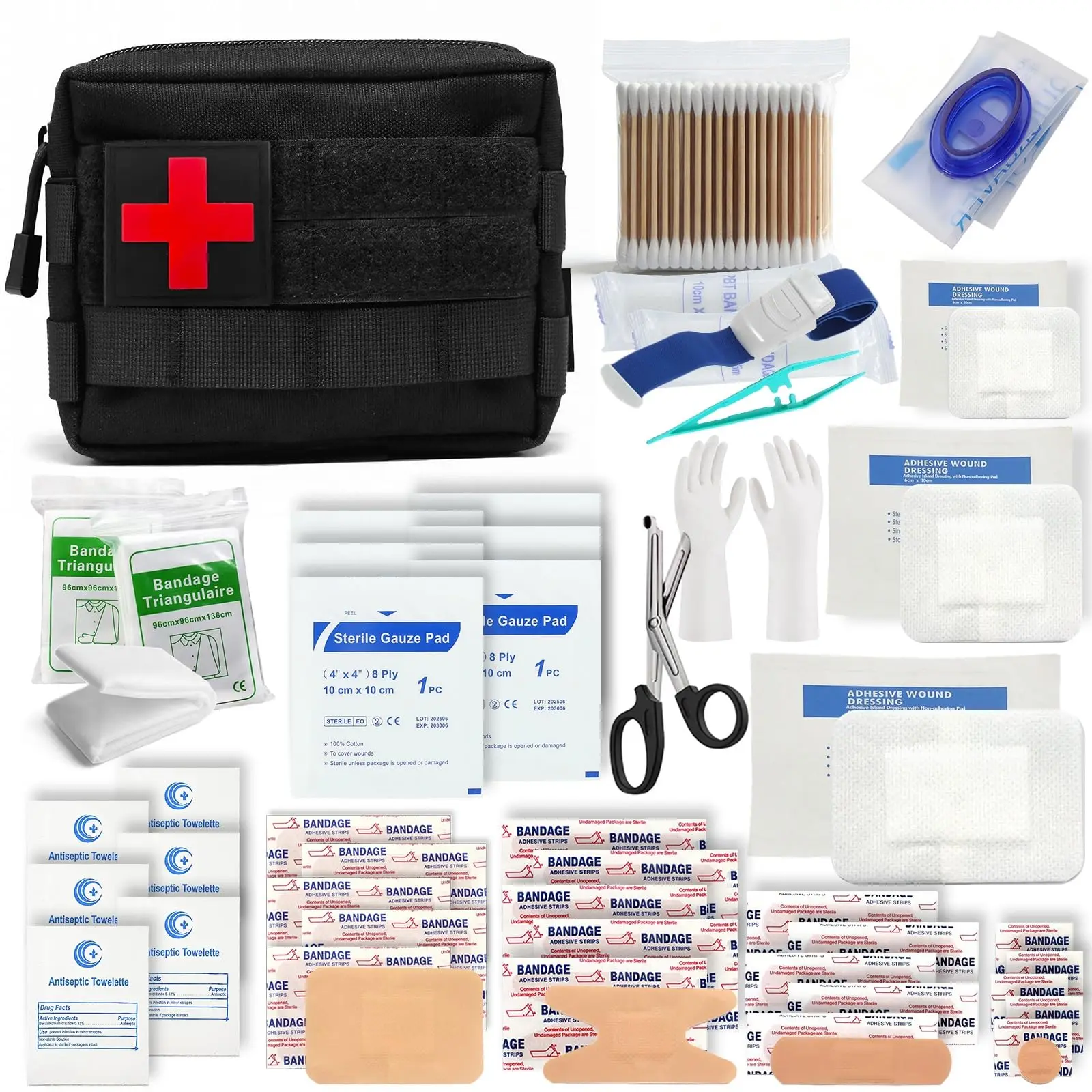 IFAK kit primeros auxilios táctico MOLLE trauma de emergencia - imagen 3