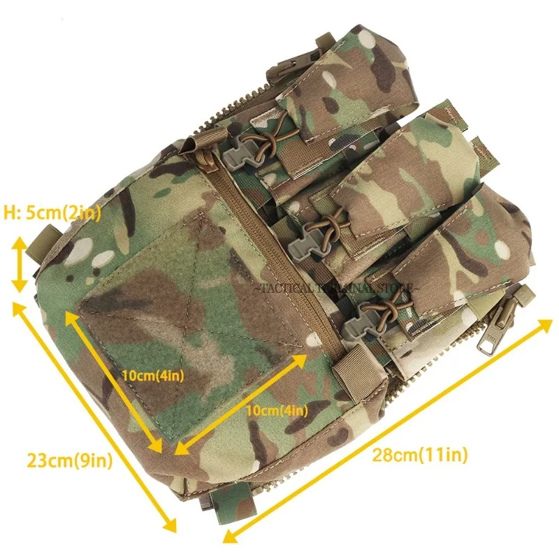 Assault Adapt Banger bolsa porta placa táctica trasera con cremallera - imagen 5