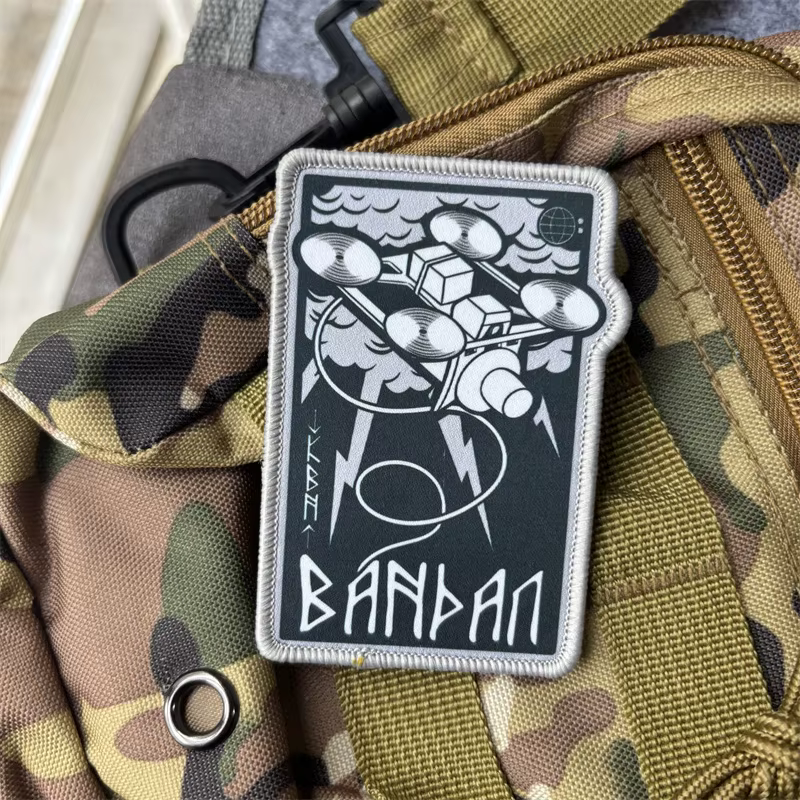 Parche táctico moral UAV – gancho y bucle para mochila - imagen 3