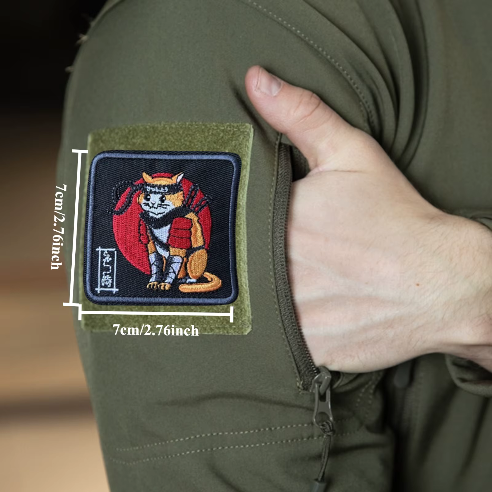 Detalle del diseño bordado
