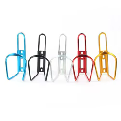 Portabotellas aluminio resistente para bicicleta montaña MTB