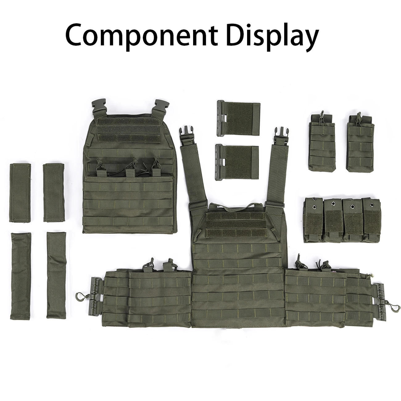 Chaleco táctico de caza modular desmontable con cintura elástica - imagen 2