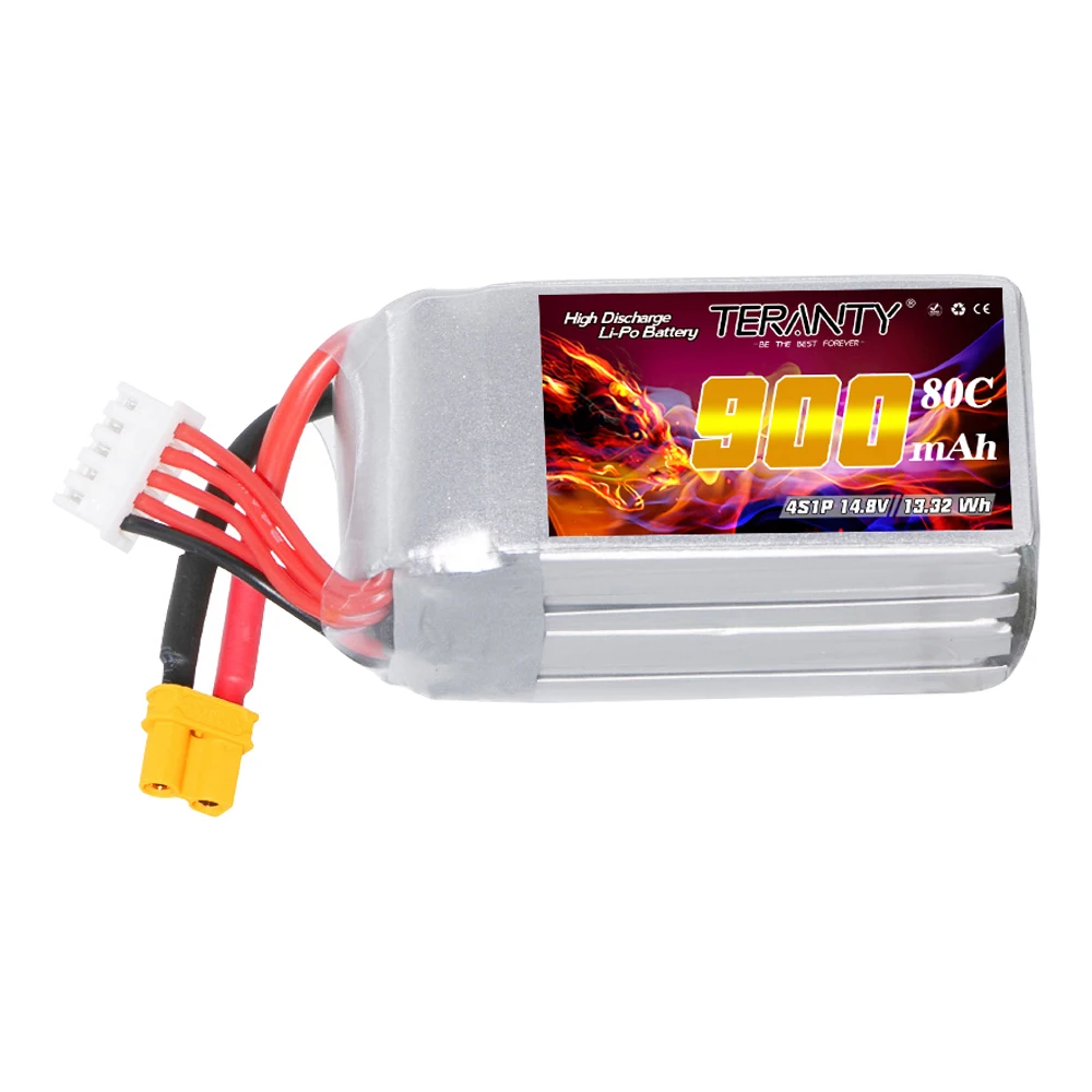 TERANTY Batería LiPo FPV para dron con conector XT30 alto rendimiento - imagen 4