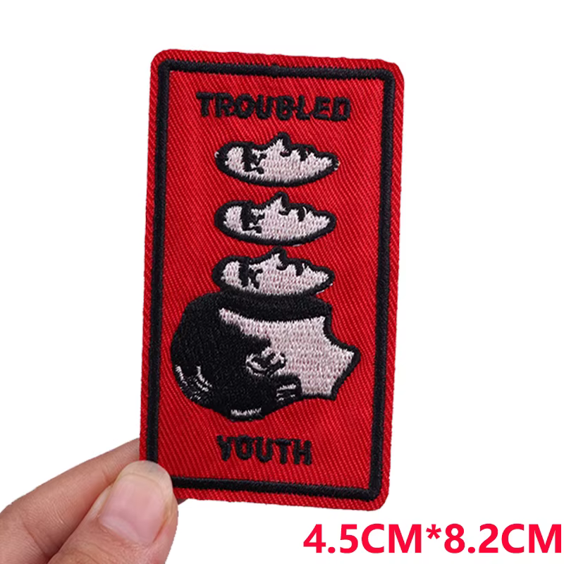 Parche bordado patch militar horror rock – coser o planchar - imagen 5