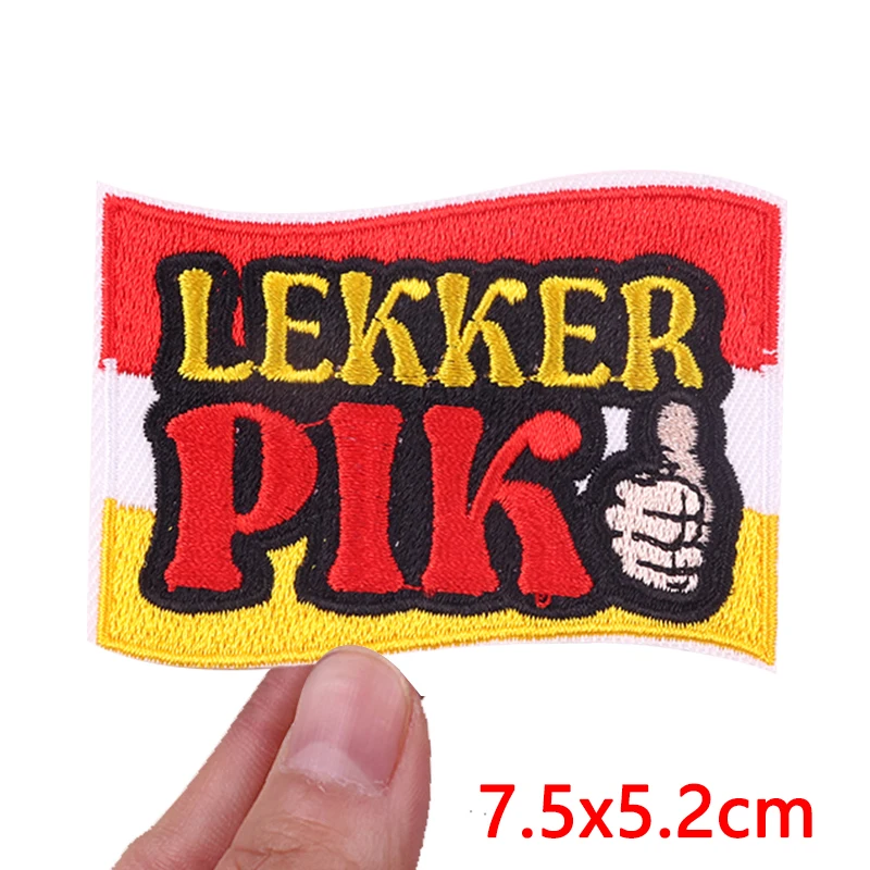 Parche bordado Oeteldonk emblema Países Bajos – para planchar - imagen 2