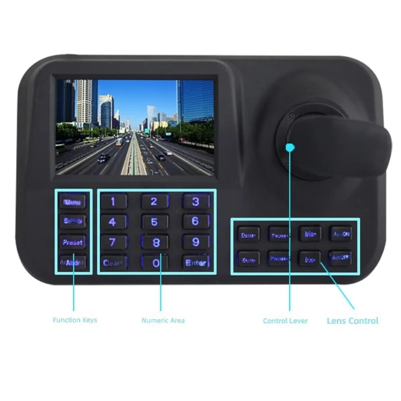 Controlador PTZ con joystick avanzado y unidad de mando para cámara - imagen 3