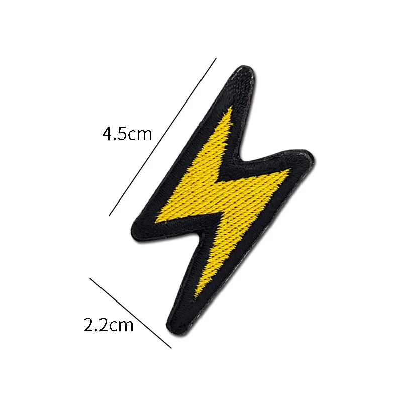Parche táctico bordado con velcro – Diseño relámpago para equipamiento - imagen 4