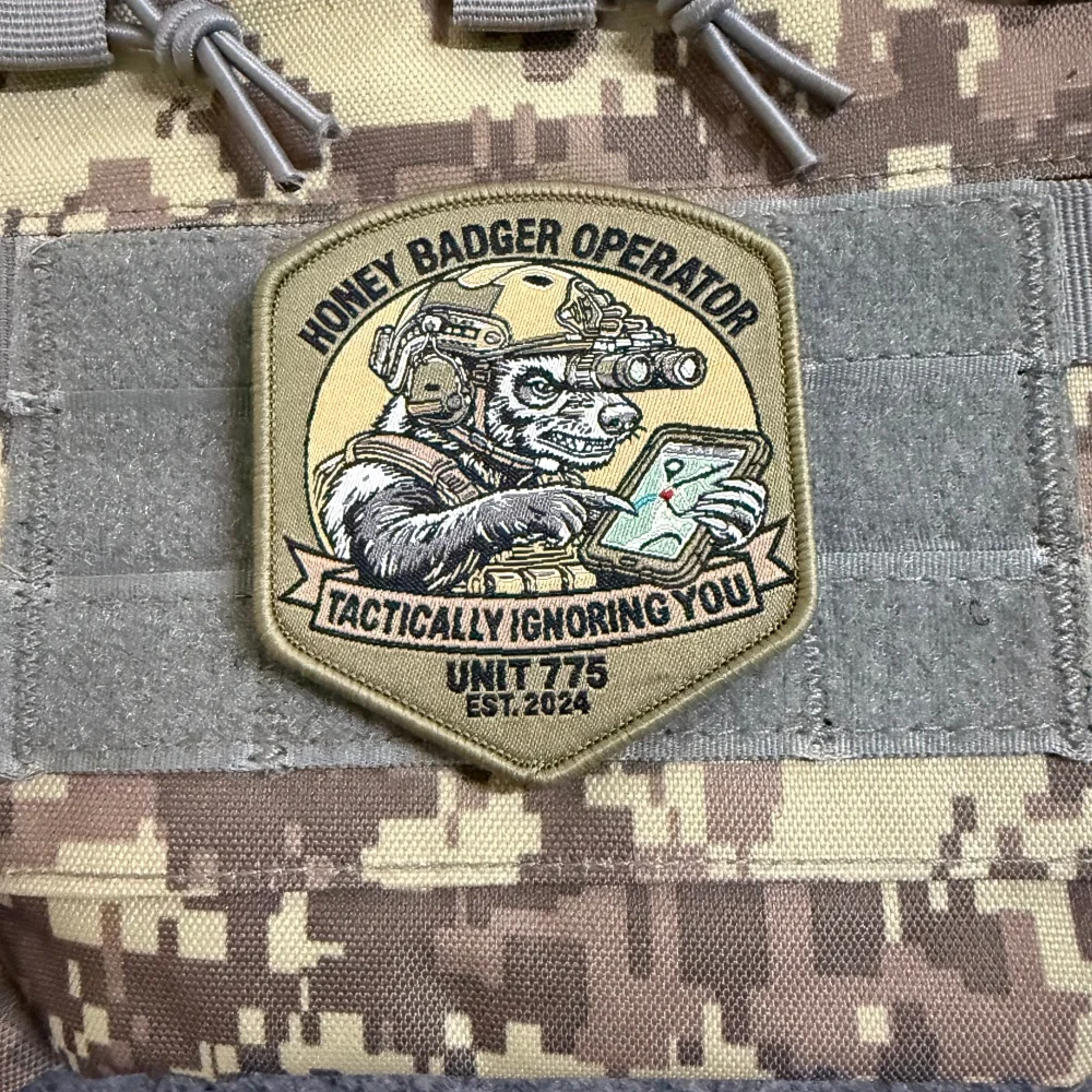 Parche táctico morale operador mapache mielero – meme sarcástico - imagen 4