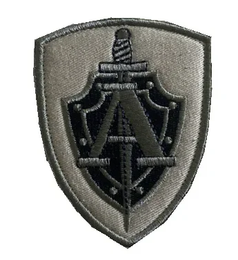 Parche insignia táctica bordada para brazo escuadrón alfa