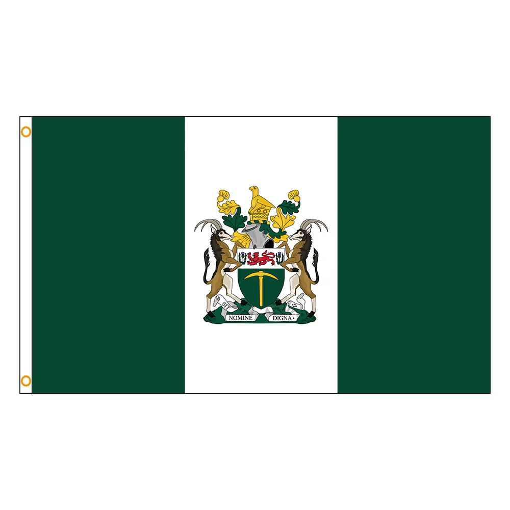 Bandera militar Rodesia en poliéster con ojales de latón - imagen 3