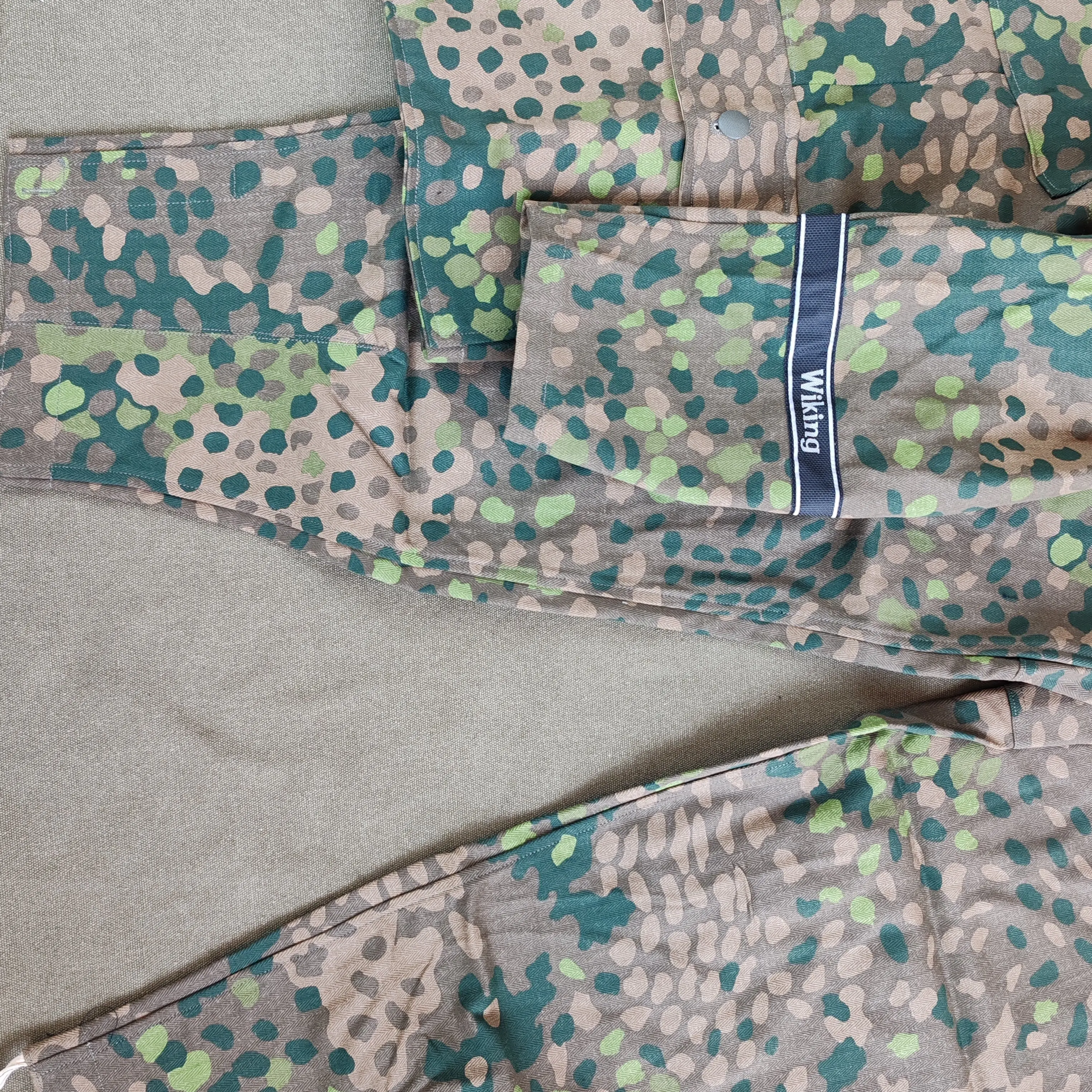 Uniforme camuflaje M43 Pea DOT44 táctico militar para reenactment - imagen 3
