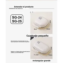 Pastillero portátil sellado para medicación semanal, botiquín