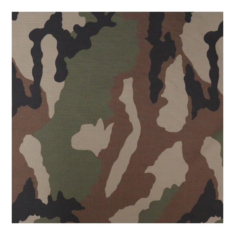 Tela ripstop táctica NYCO camuflaje europeo francés nailon-algodón - imagen 3