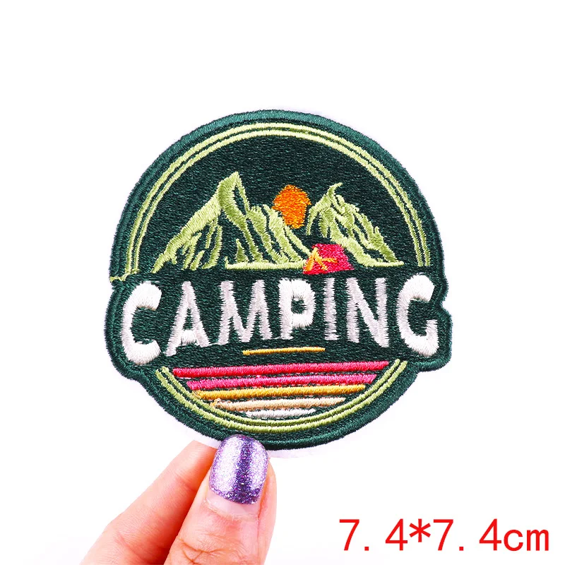Parches bordados termoadhesivos – Insignias para montaña y aventura - imagen 4