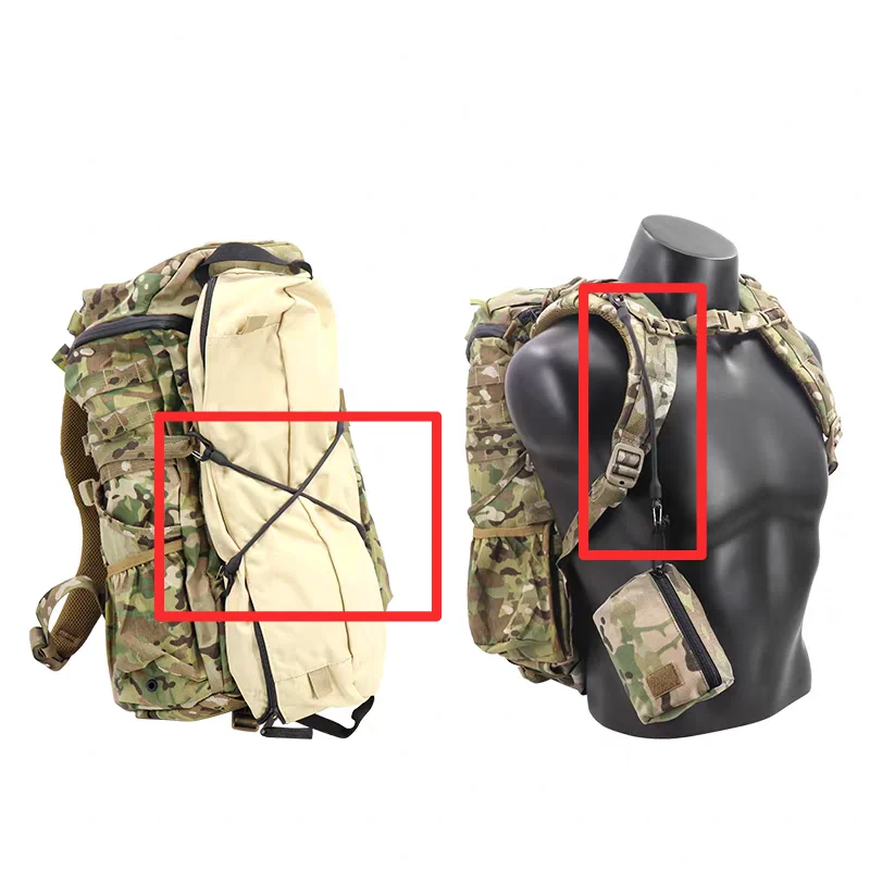Gancho MOLLE multifunción exterior con cuerda elástica y llavero - imagen 3