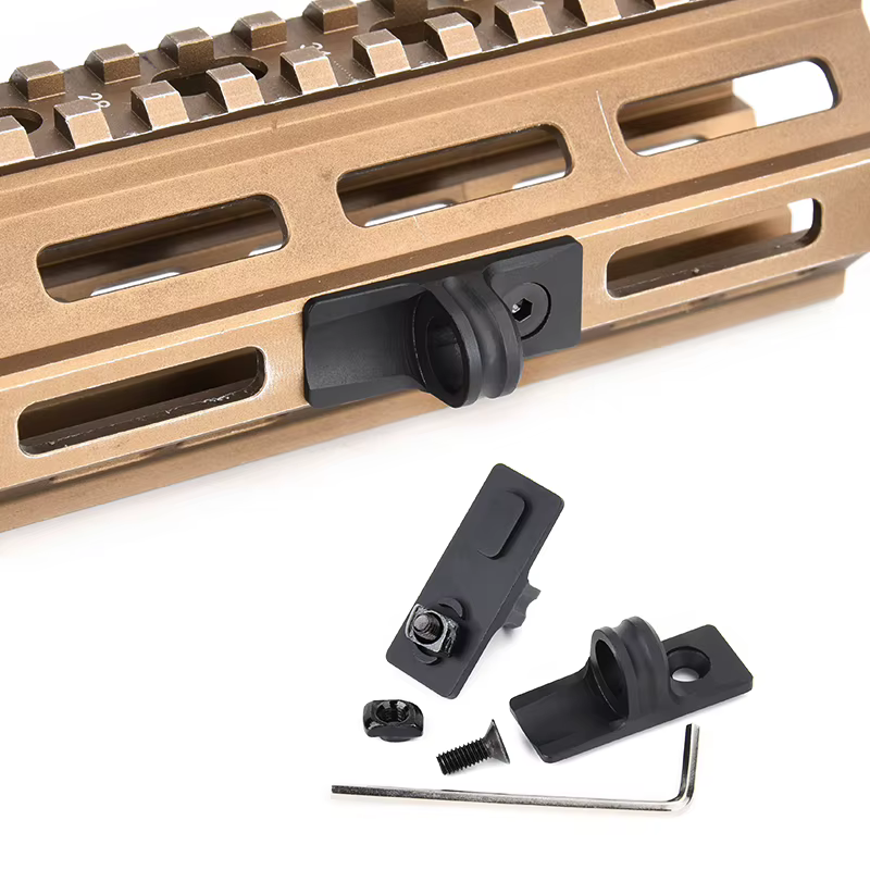 Hebilla QD táctica de metal giratoria M-LOK para correa desenganche - imagen 4