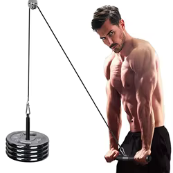 Polea cable silenciosa para gimnasio en casa – Acero inoxidable