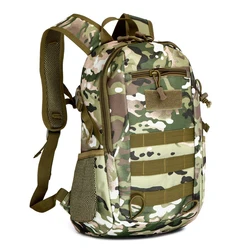 Mochila táctica impermeable MOLLE camuflaje para exteriores senderismo