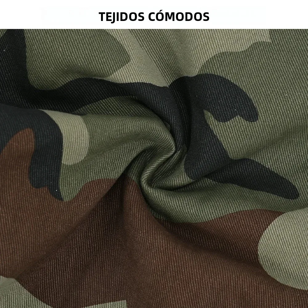 SINAIRSOFT Pantalón corto táctico cargo de camuflaje para hombre - imagen 3