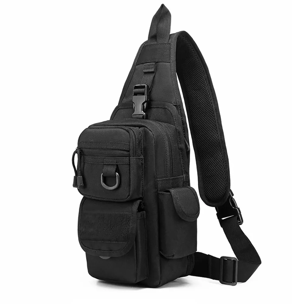 Bolso bandolera táctico para pistola de nailon 600D, ajustable y desmontable - imagen 4