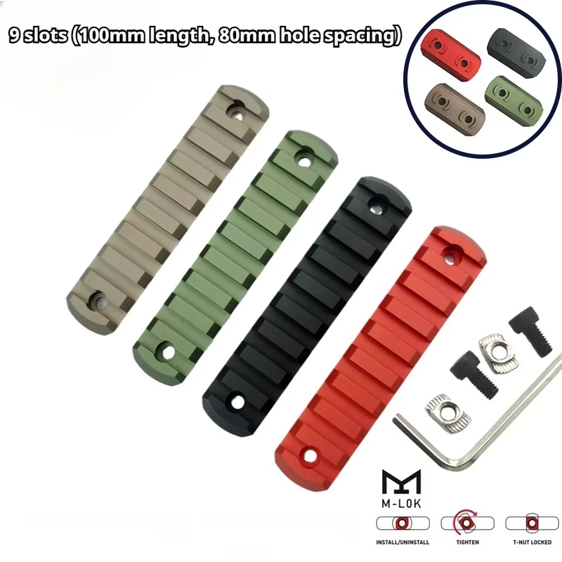 Element SLR PDX – Carril guía MLOK 20mm aluminio con madera y cuero - imagen 3