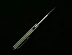 Cuchillo Plegable LEMIFSHE Acero M390 Titanio EDC
