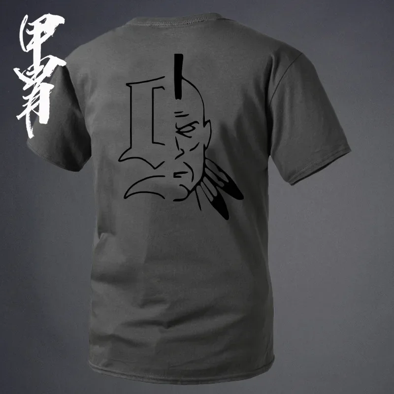 Camiseta táctica de entrenamiento hombre militar manga corta negra