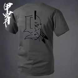 Camiseta táctica de entrenamiento hombre militar manga corta negra