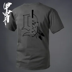 Camiseta táctica de entrenamiento hombre militar manga corta negra