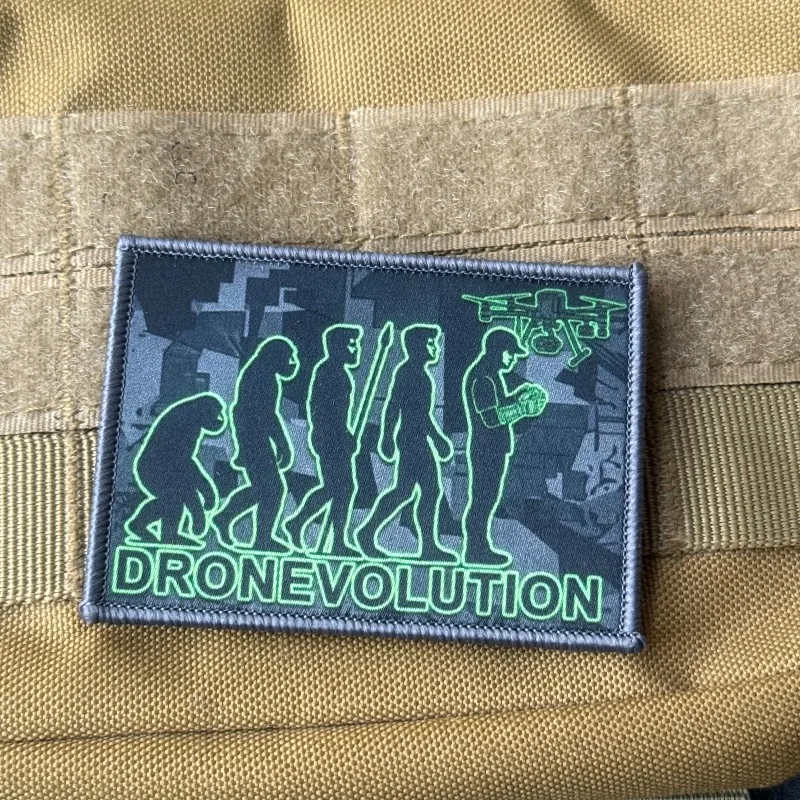 Dronevolution Parche táctico gancho y bucle para chaleco y gorra - imagen 2
