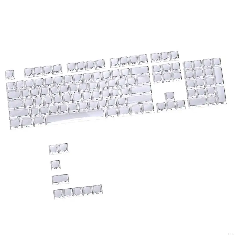 Teclas blancas para teclado mecánico retroiluminación RGB con cristal - imagen 4