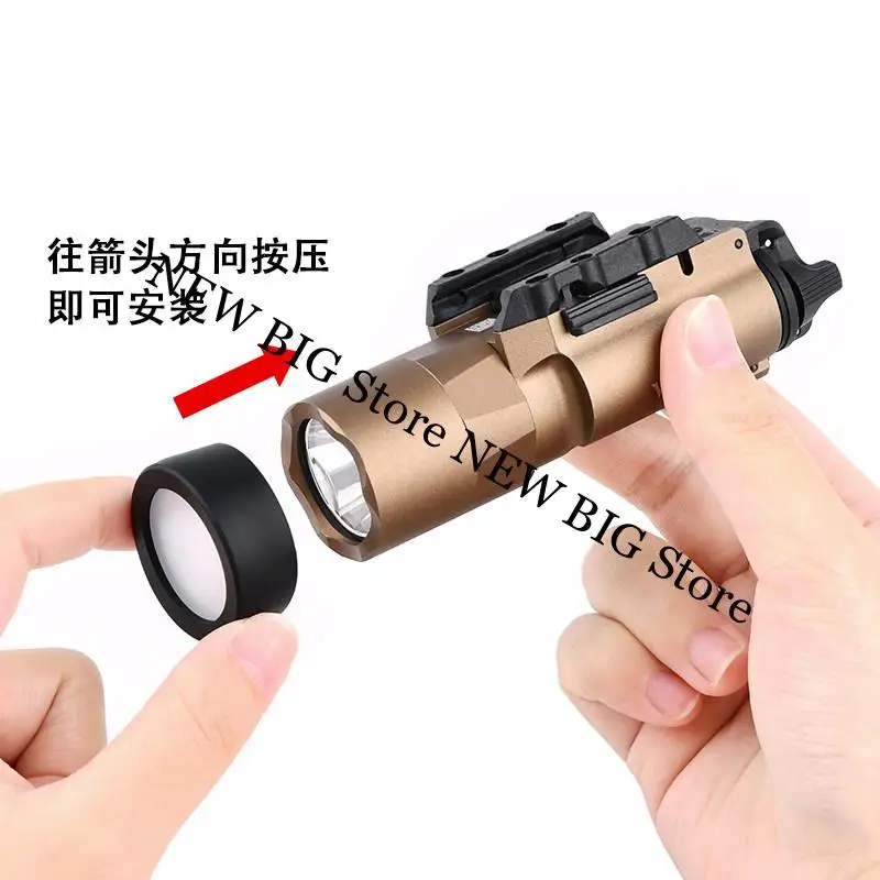 Protector de lente con filtro infrarrojo para linterna táctica - imagen 2