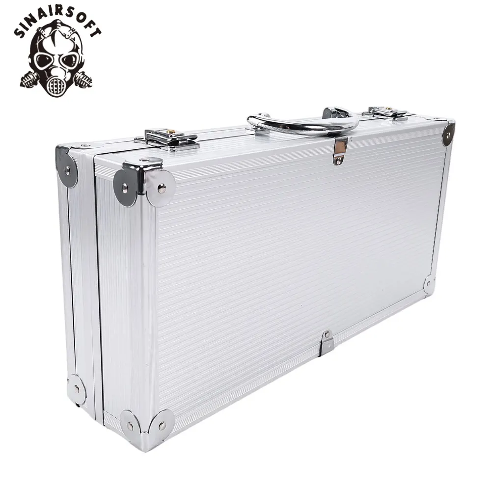SINAIROSFT caja de herramientas táctica ligera de aluminio con espuma - imagen 2