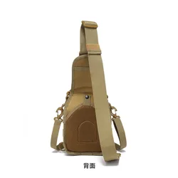 Bolso táctico de pecho MOLLE, corte láser impermeable, cruzado