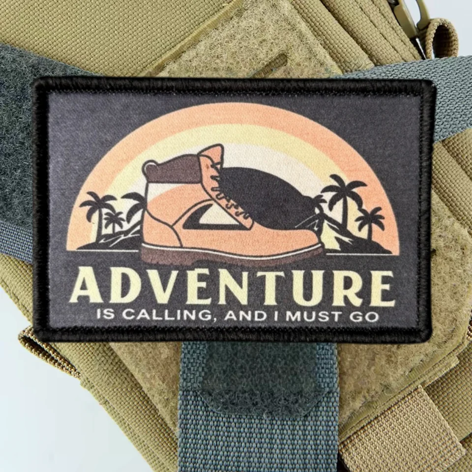 Parche táctico Adventure Explorer con velcro para mochila y ropa - imagen 3