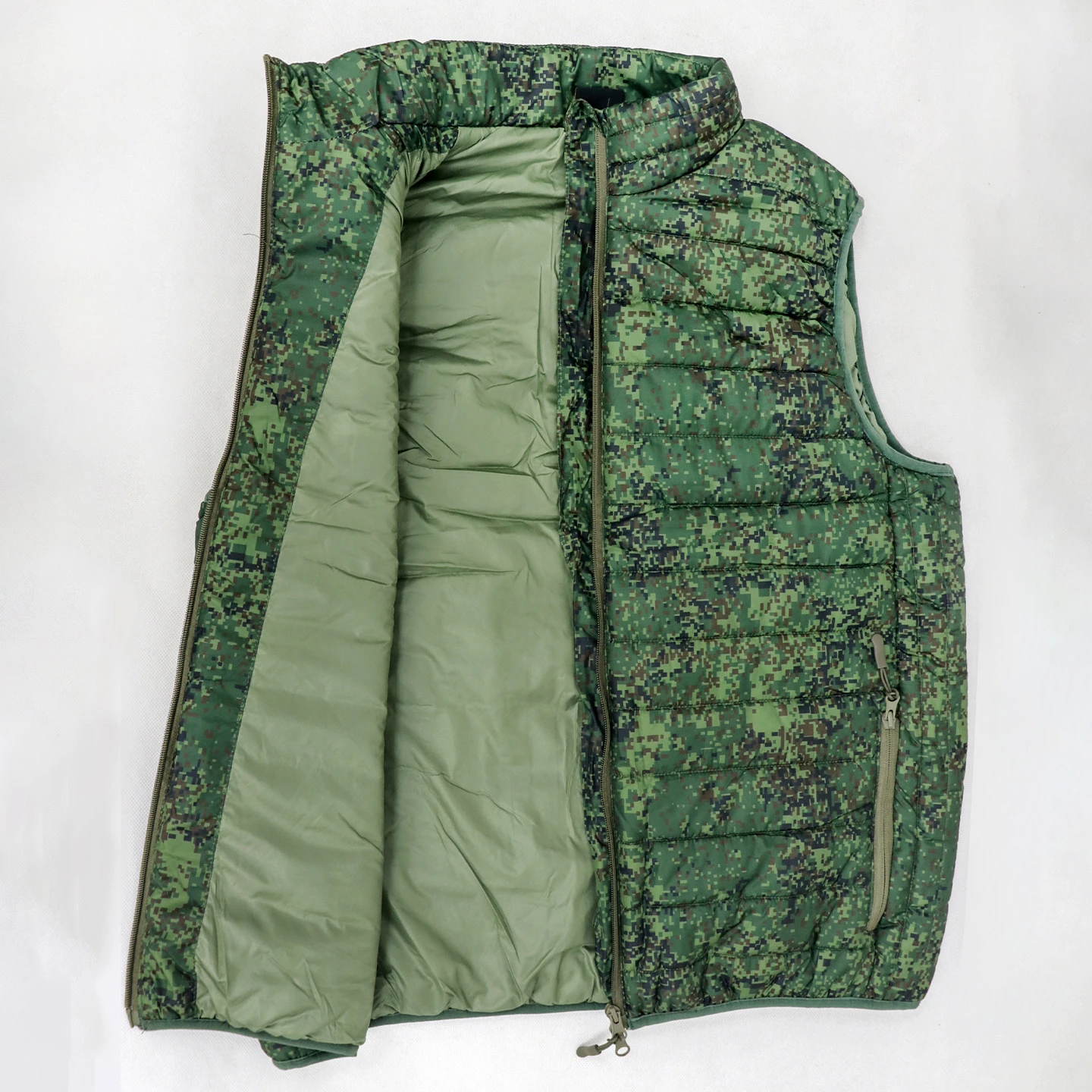 Chaleco táctico de algodón con cuello alto y camuflaje ruso exteriores - imagen 3