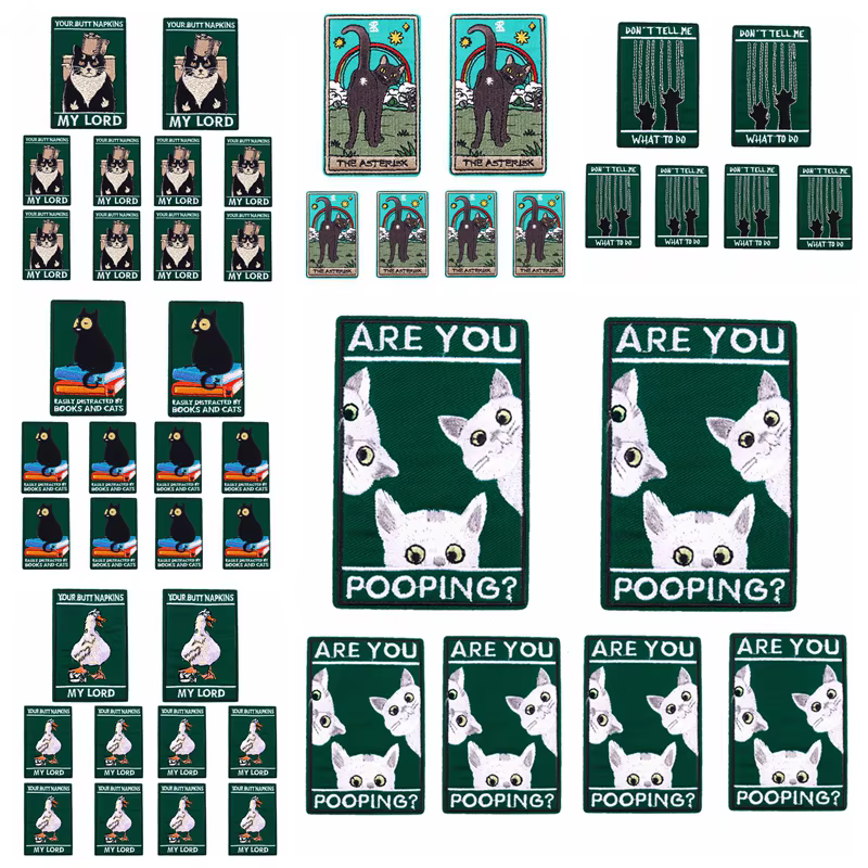 Parches de gato tarot y animales