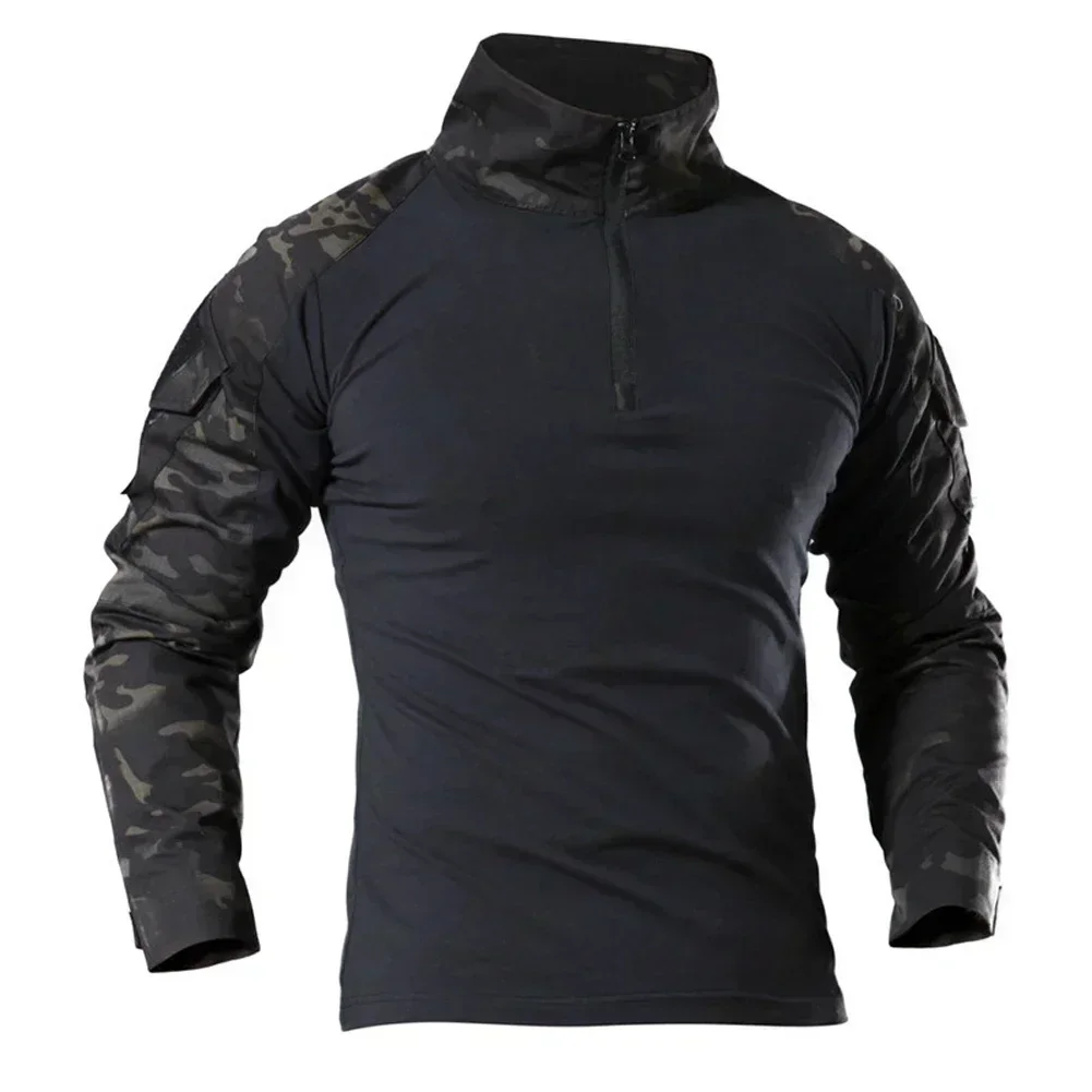 Camisa táctica de camuflaje ripstop para airsoft y senderismo - imagen 2