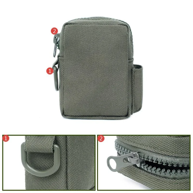 Bolsa táctica MOLLE EDC impermeable de cintura para herramientas - imagen 4