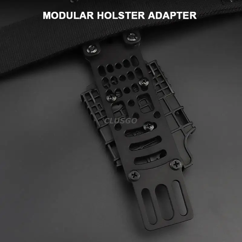 Vista del adaptador y puntos de montaje