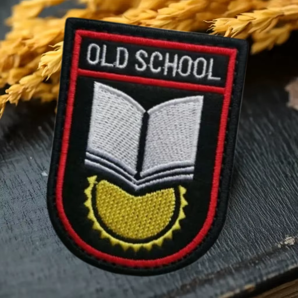 Parche táctico bordado velcro Old School Morale - imagen 2