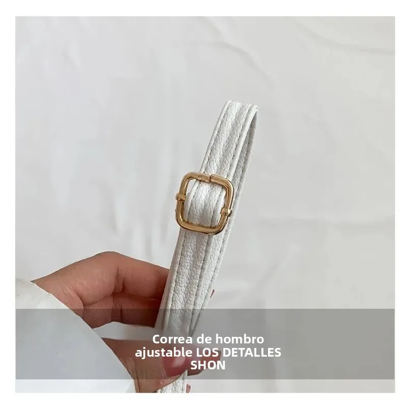 Bolso bandolera mujer ligero tejido – Versátil uso diario - imagen 2
