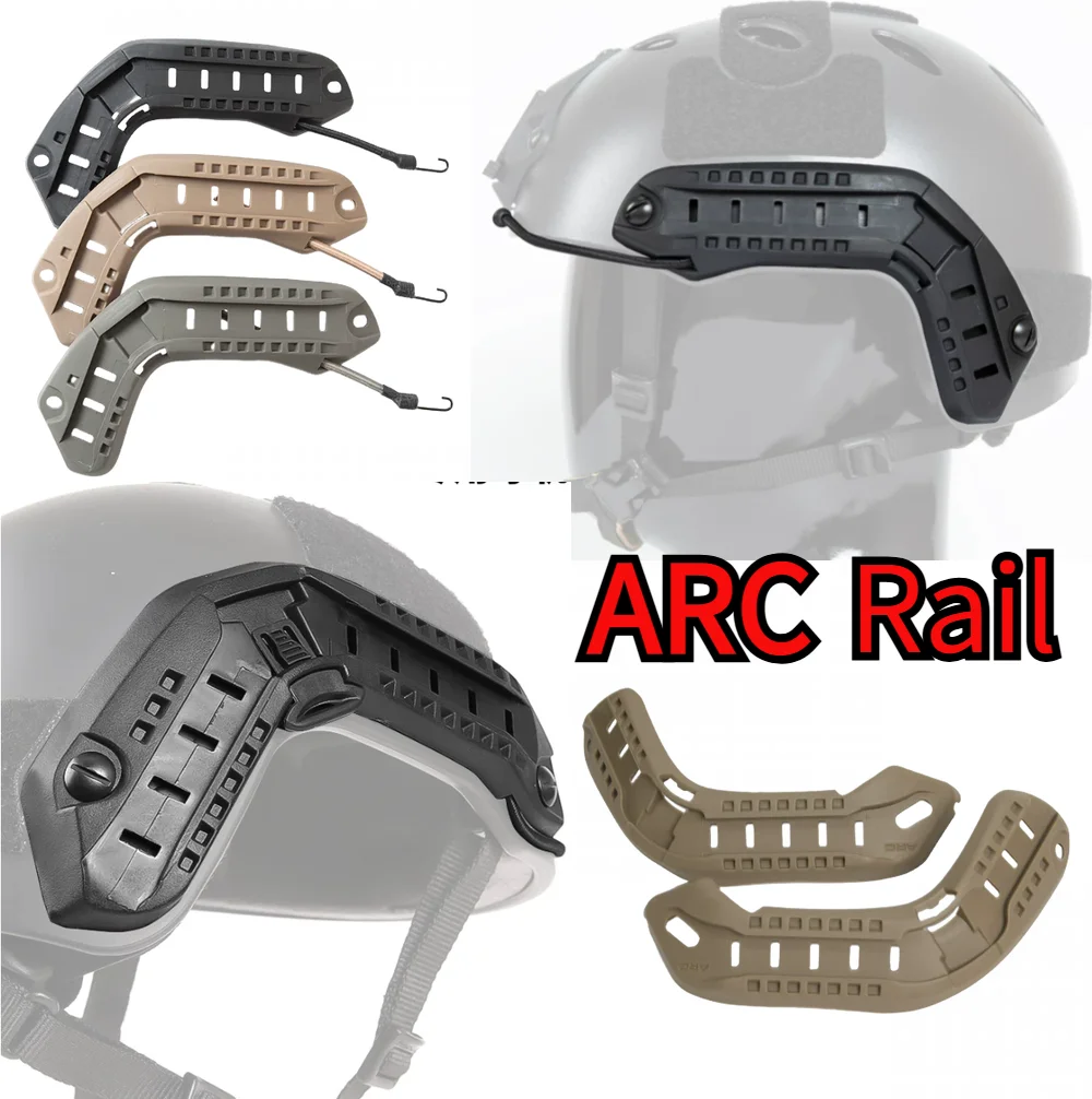 Kit riel lateral casco ARC para montaje FAST alto ACH ECH MICH - imagen 3